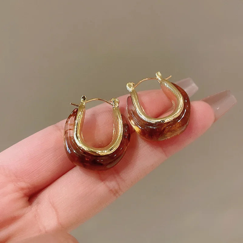 Boucles d’Oreilles Vintage en Forme de U – Élégance Totale - Edition 2026