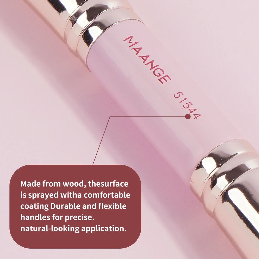 Ensemble de Pinceaux de Maquillage de Base – 4 Pièces avec Boîte