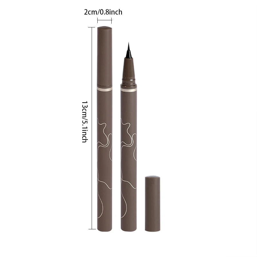 Stylo Eyeliner Imperméable – Pointe Très Fine, Séchage Rapide & Longue Tenue