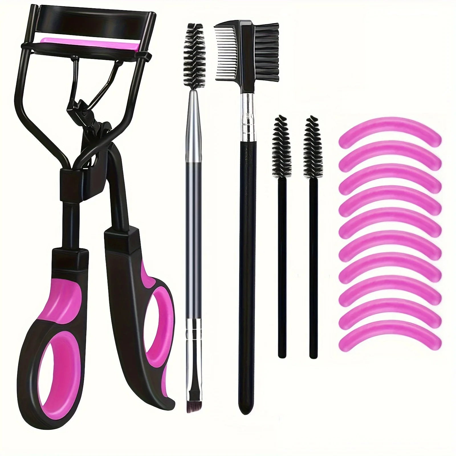 Ensemble de Recourbe-Cils 7 à 15 Pièces – Outils Complets de Maquillage