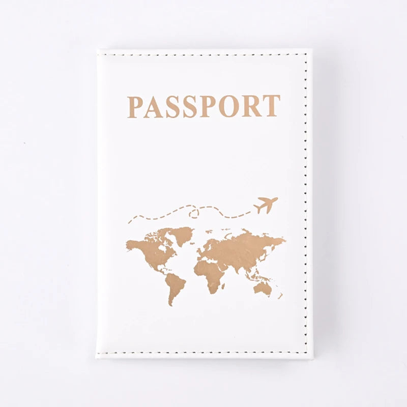 Housse de Protection pour Passeport en Cuir PU – Accessoire de Voyage Unisexe
