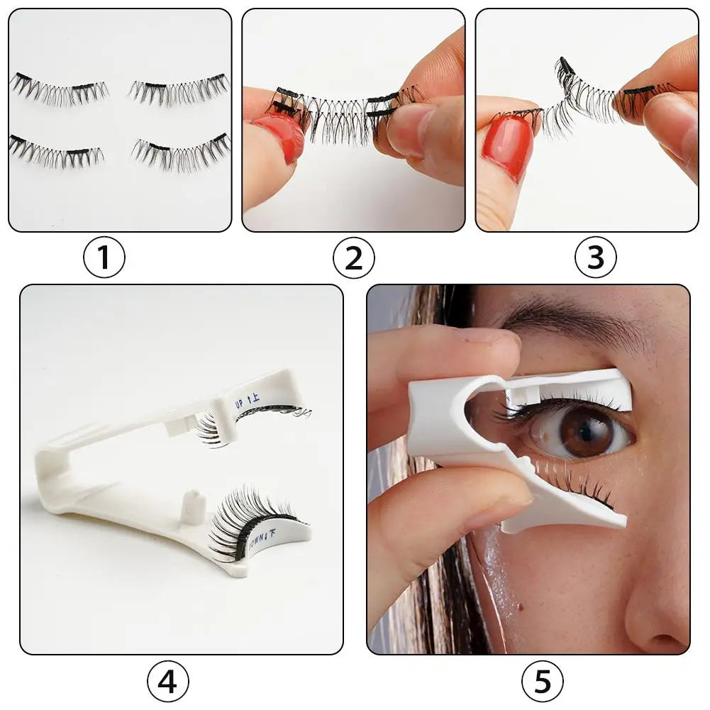 Kit de Cils Magnétiques Naturels 3D Réutilisables