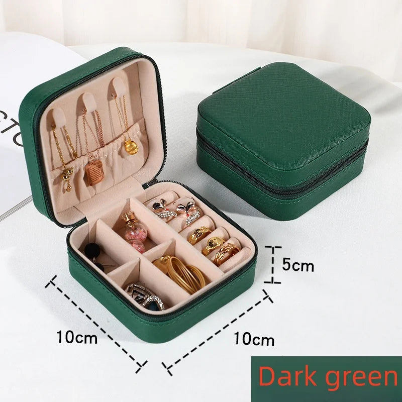 Mini Boîte de Rangement de Bijoux Portable – Voyage & Quotidien