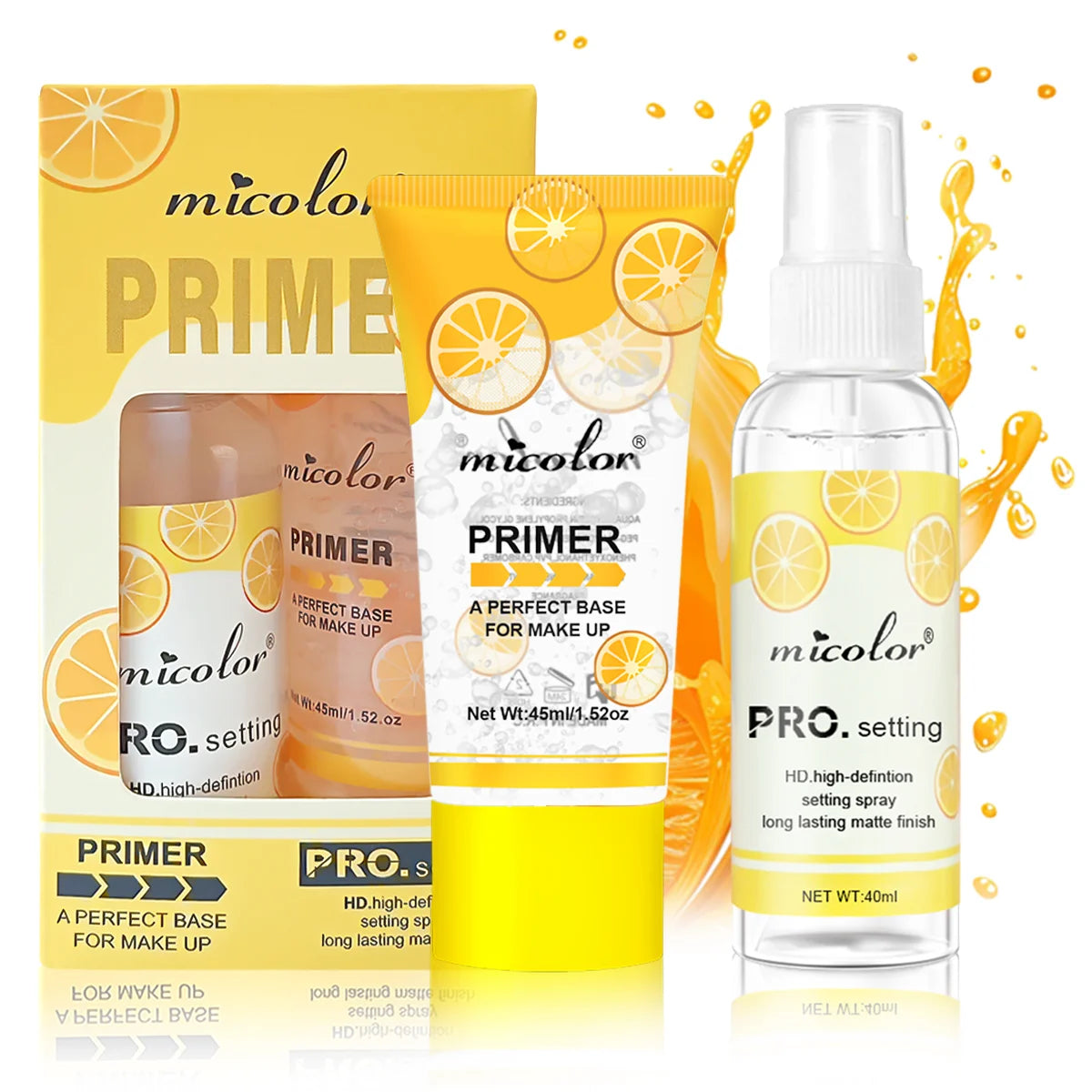 Base de Maquillage Transparente – Tenue Longue Durée 45 ml