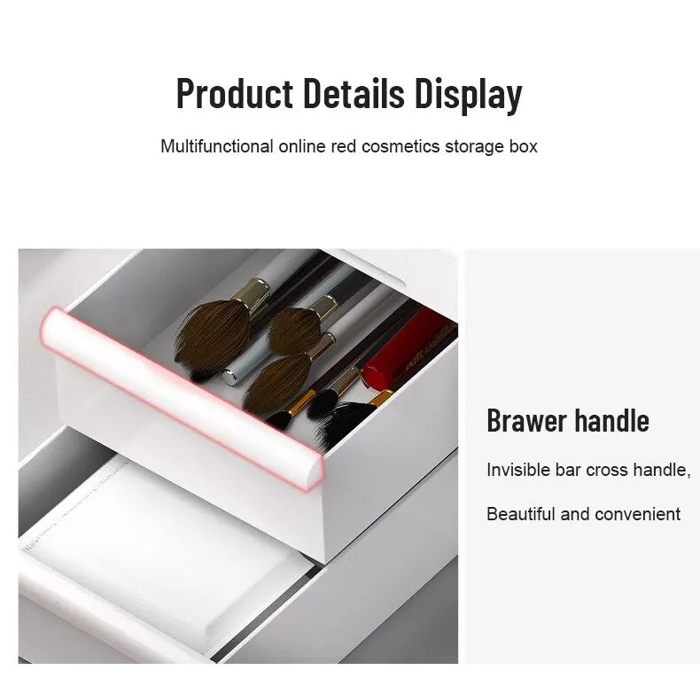 Tiroir de rangement maquillage – Boîte organisatrice de bureau moderne