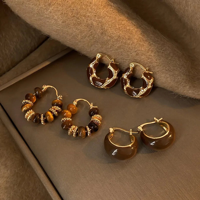 Boucles d’Oreilles Vintage en Forme de U – Élégance Totale - Edition 2026