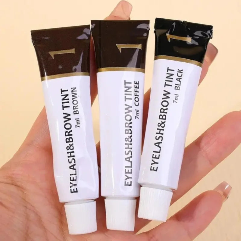 Kit Teinture Sourcils Semi-Permanent 2-en-1