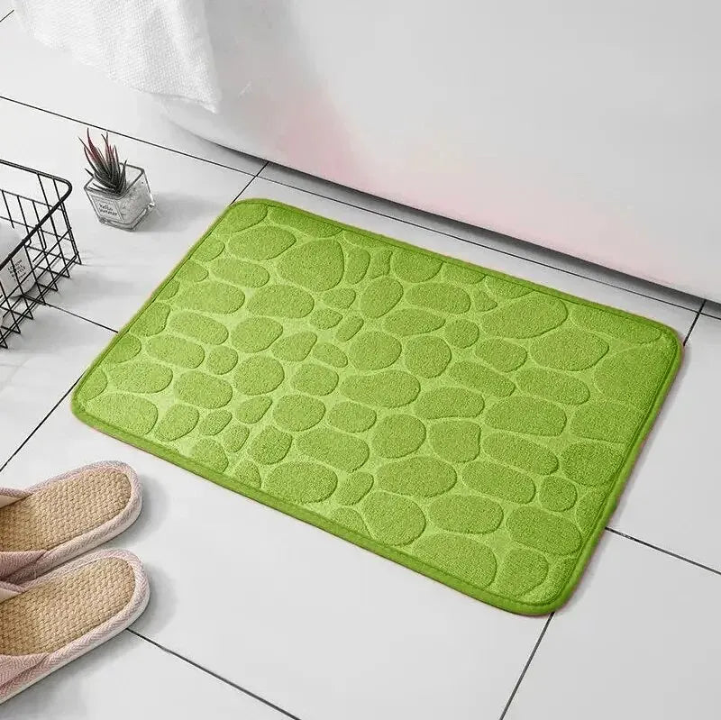 Tapis en Microfibre Gaufrée – Antidérapant pour Salle de Bain et Salon