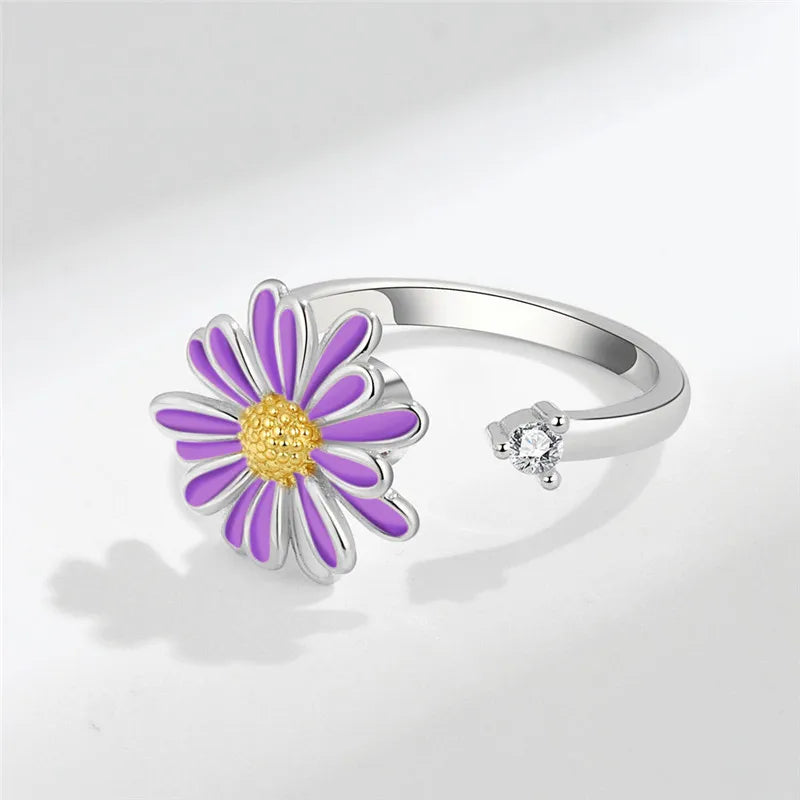 Bague Rotative Anti-Stress pour Femme, Multichoix, Bijoux Élégant