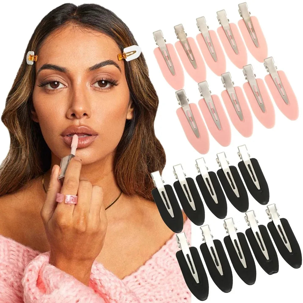 Ensemble de 10 Épingles à Cheveux – Pinces Sans Marque pour Maquillage & Coiffure