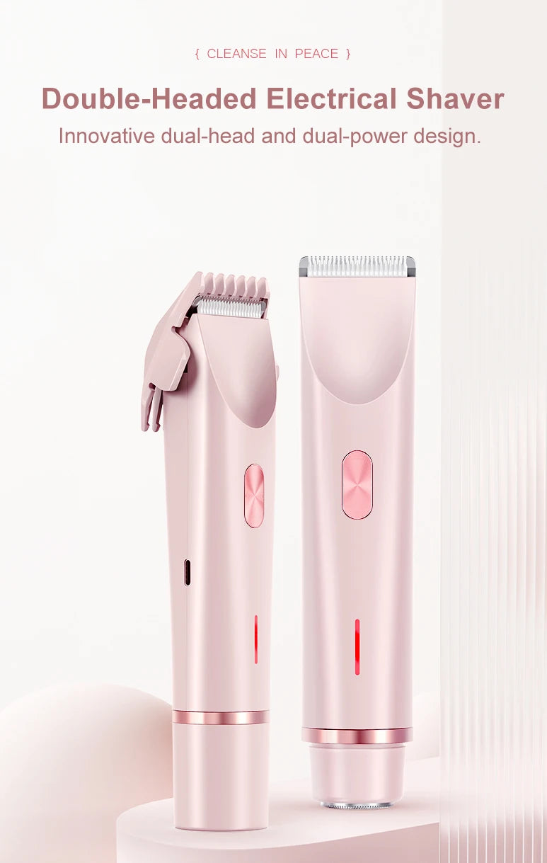 Épilateur et Rasoir Électrique Femme – Doux, Indolore & 2-en-1