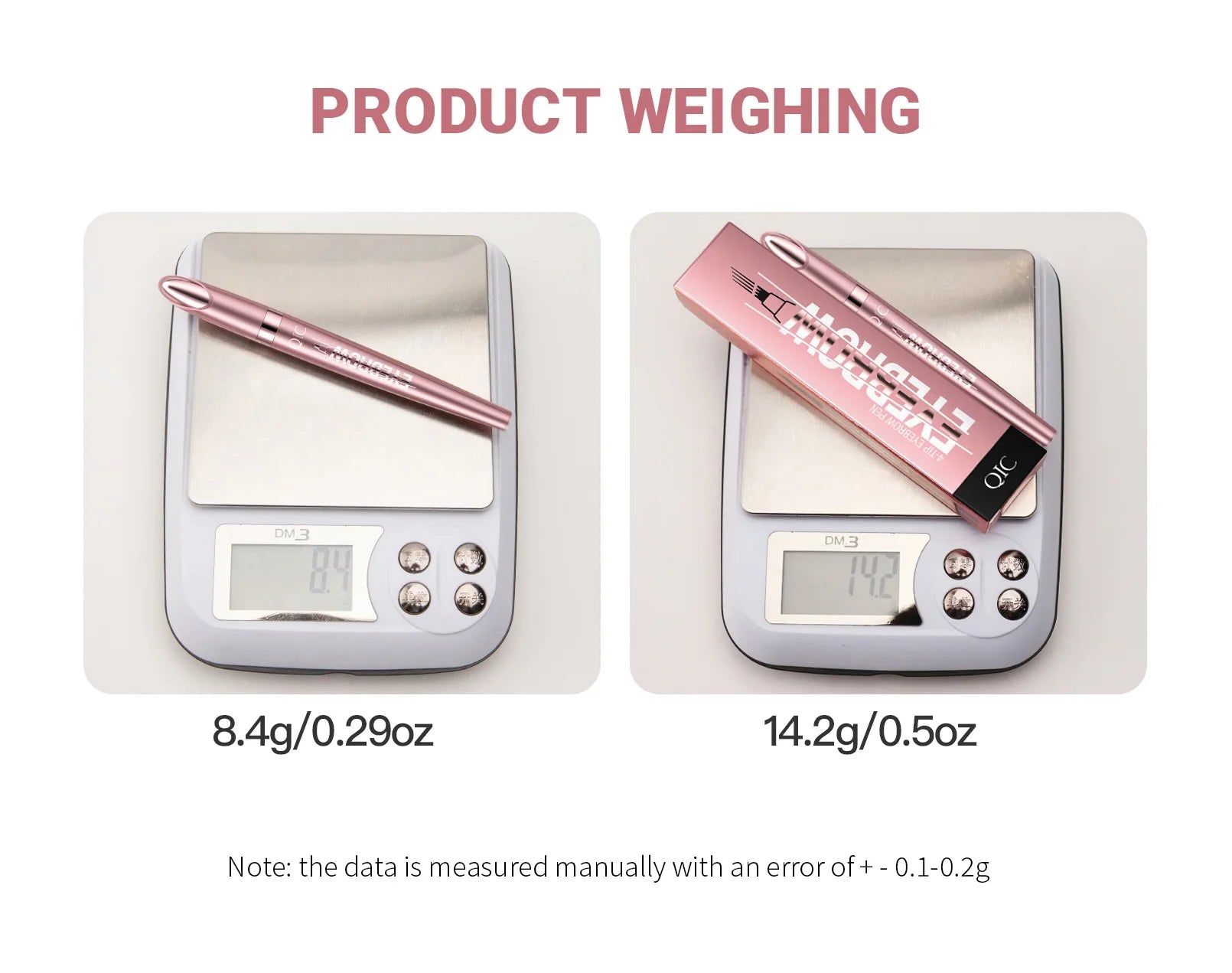 Crayon à Sourcils Magique 4 Fourchettes – Microblading 3D, Imperméable & Couleur Naturelle