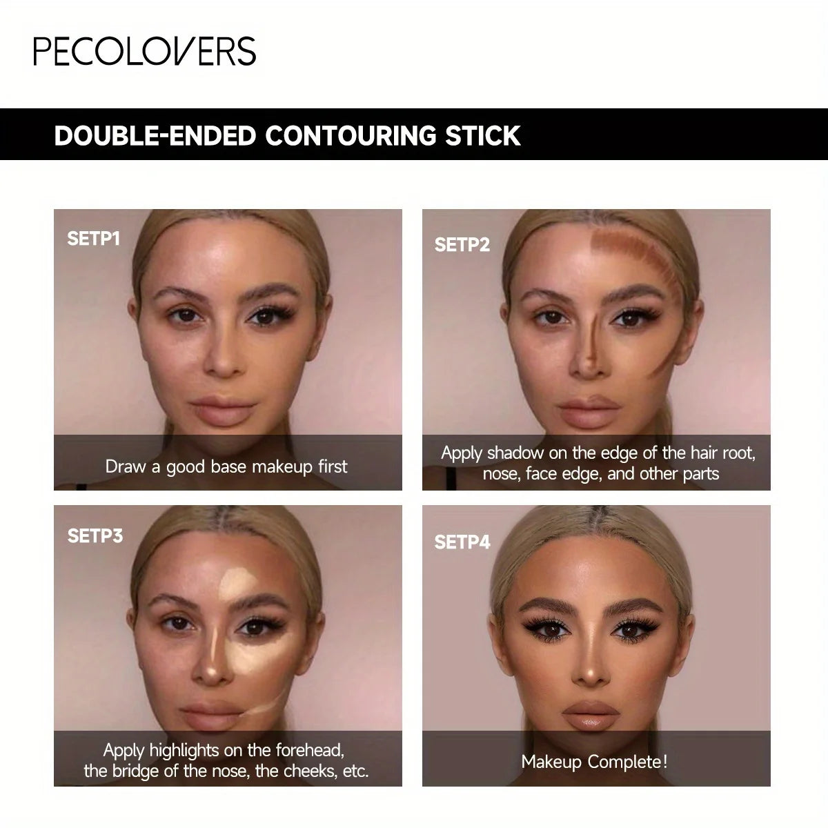 Bâton de Contour et Surligneur Double-Tête