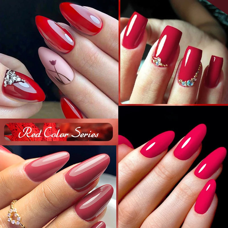 Vernis à Ongles 7ml, Longue Durée, Style Français DIY, Gel UV/LED