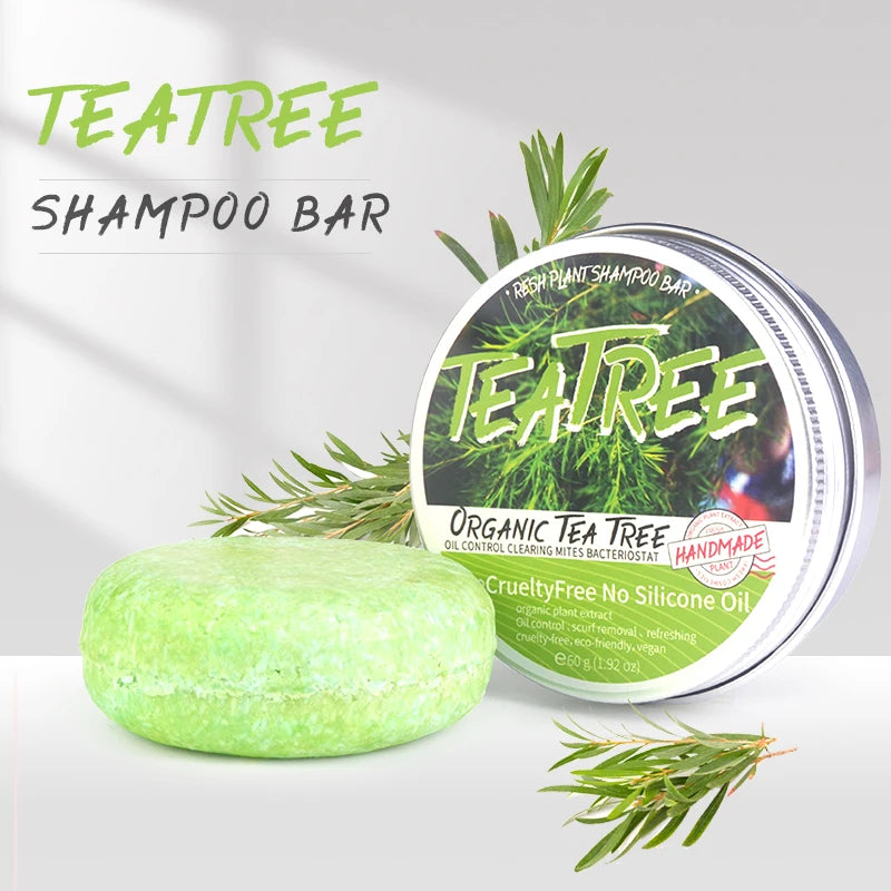 Shampoing Végétal à l’Huile Essentielle d’Arbre à Thé – Pureté, Fraîcheur & Force