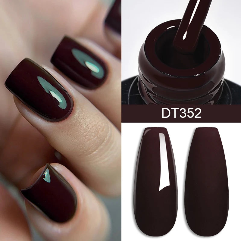 Vernis à Ongles 7ml, Longue Durée, Style Français DIY, Gel UV/LED