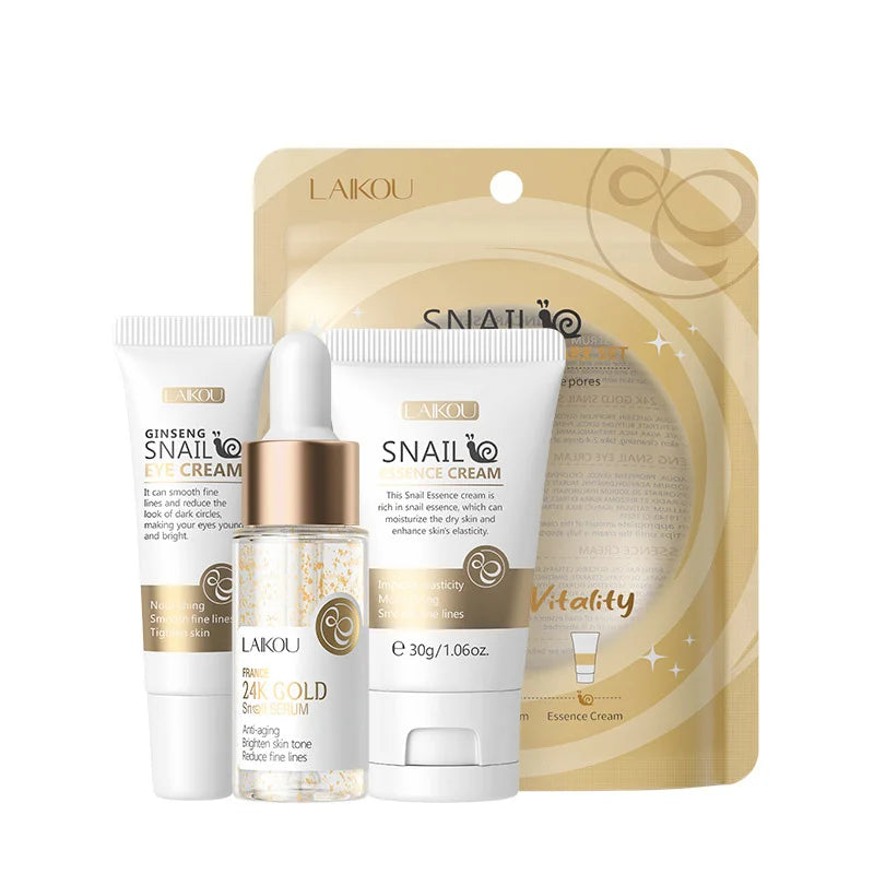 Coffret Soin Visage 3 Pièces – 3 Formules Différentes pour une Routine Complète