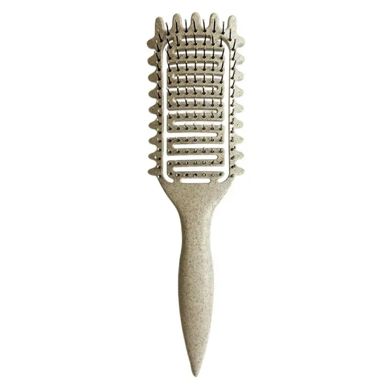 Brosse Définition de Boucles 3-en-1, un Outil Polyvalent Conçu pour Démêler, Définir et Styliser