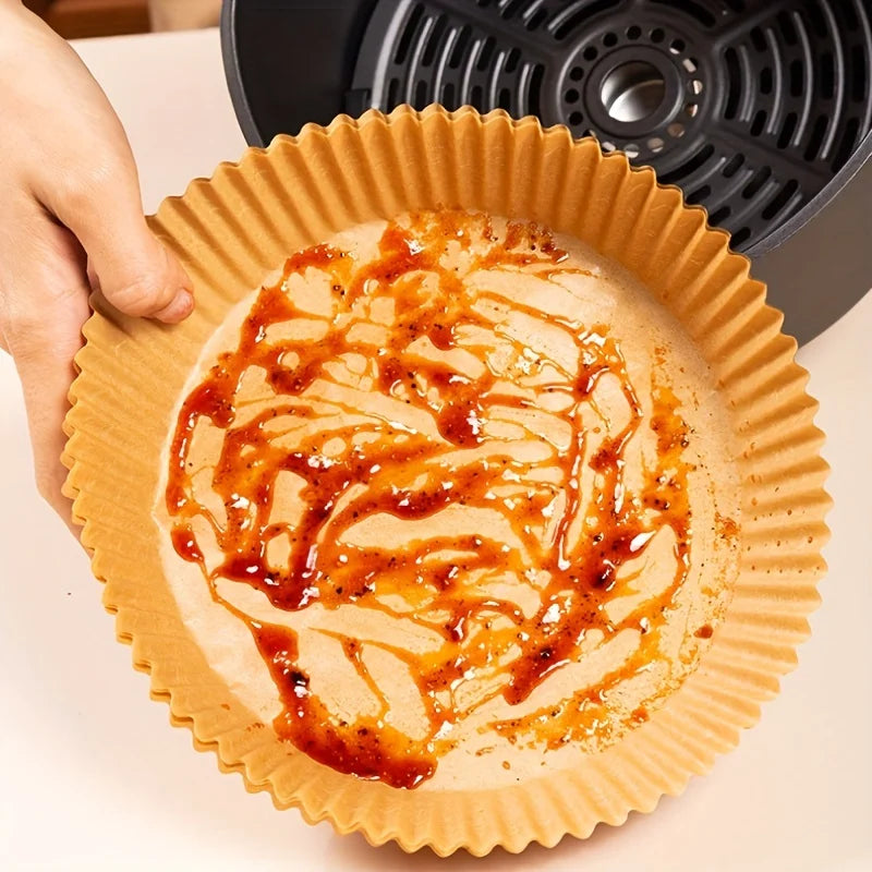 Papier de Cuisson pour Friteuse à Air – Jetable, Antiadhésif et Résistant à l’Huile