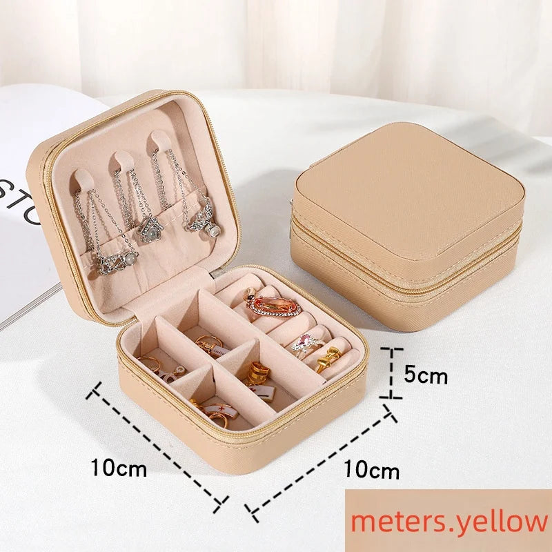 Mini Boîte de Rangement de Bijoux Portable – Voyage & Quotidien
