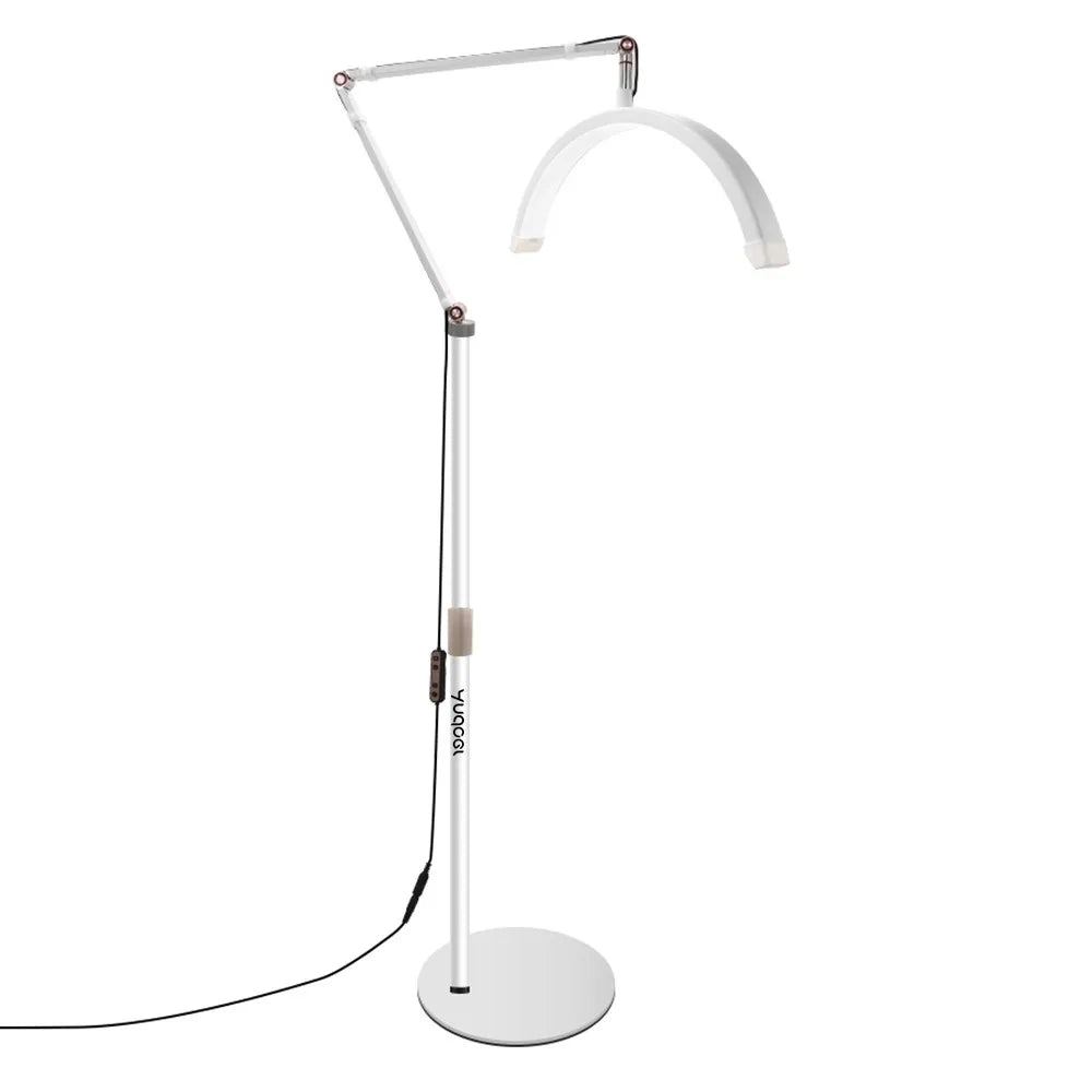 Lumière LED sur pied 20 W en forme de demi-lune, éclairage d'appoint réglable