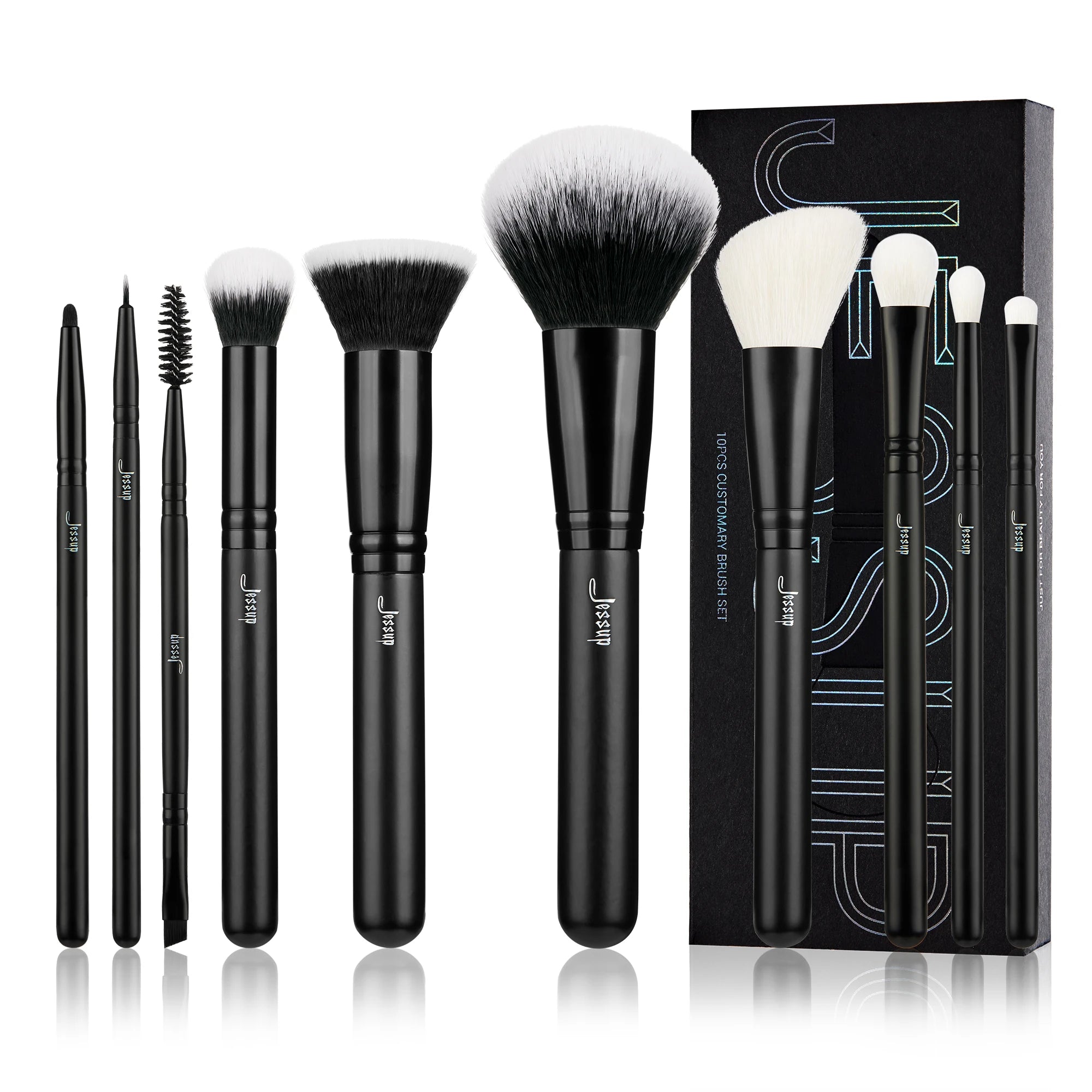 Pinceau de Maquillage Professionnel, Jessup Set,10-14pcs