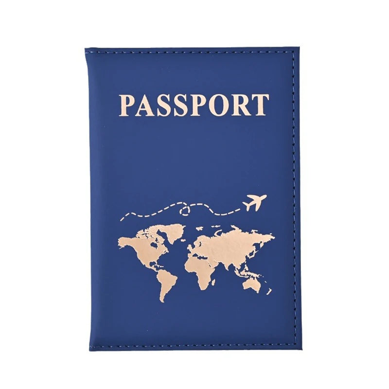 Housse de Protection pour Passeport en Cuir PU – Accessoire de Voyage Unisexe