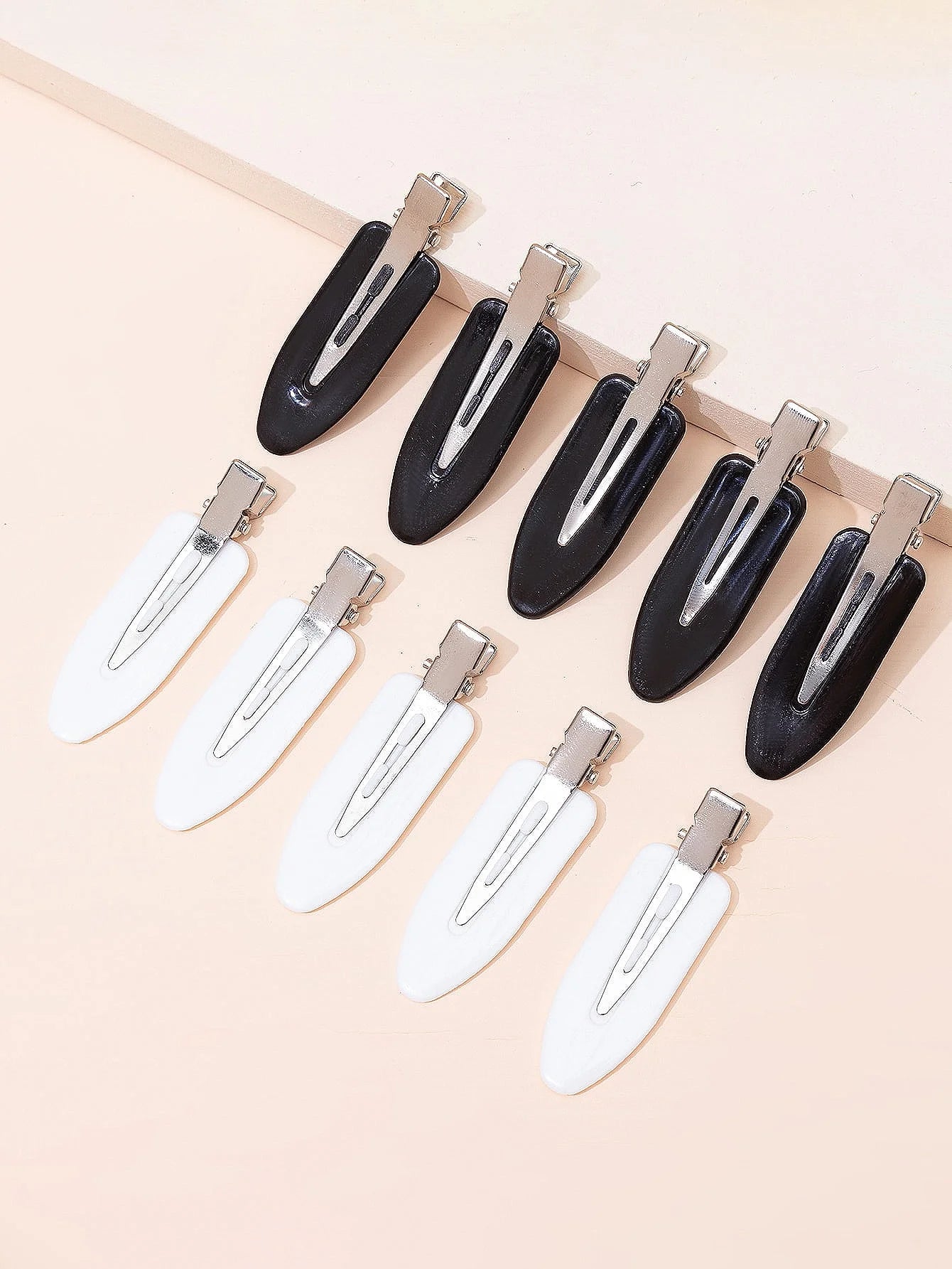 Ensemble de 10 Épingles à Cheveux – Pinces Sans Marque pour Maquillage & Coiffure
