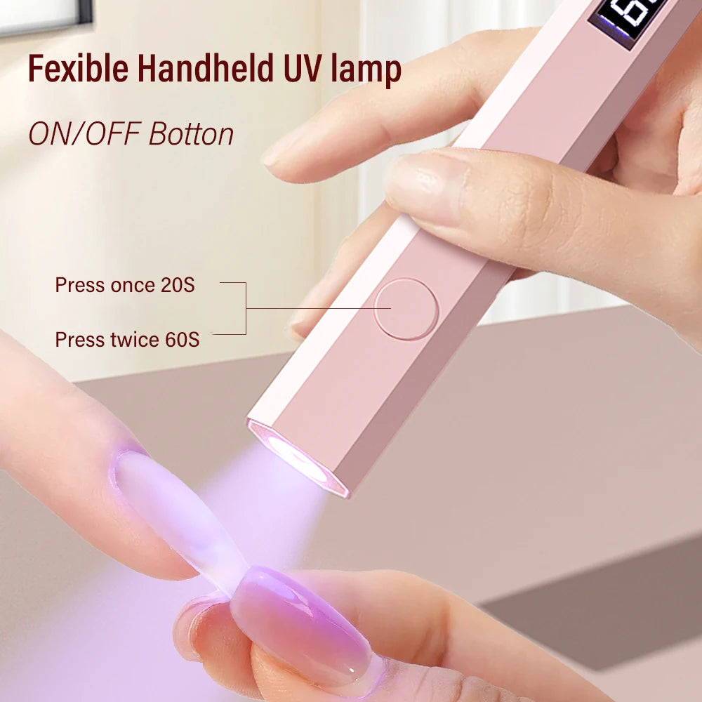 Lampe Sèche-Ongles UV/LED Portable Rechargeable par USB