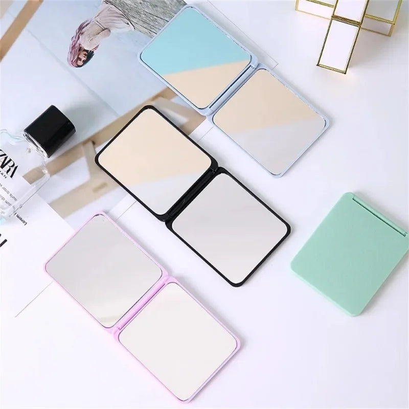 Miroir de Maquillage Pliable – Double Face, Portable Partout