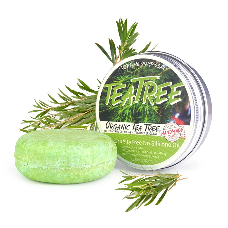 Shampoing Végétal à l’Huile Essentielle d’Arbre à Thé – Pureté, Fraîcheur & Force
