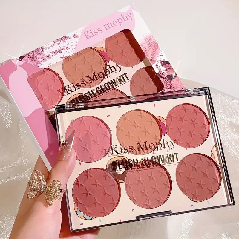Palette de Blush – Effet Mat Naturel & Longue Tenue