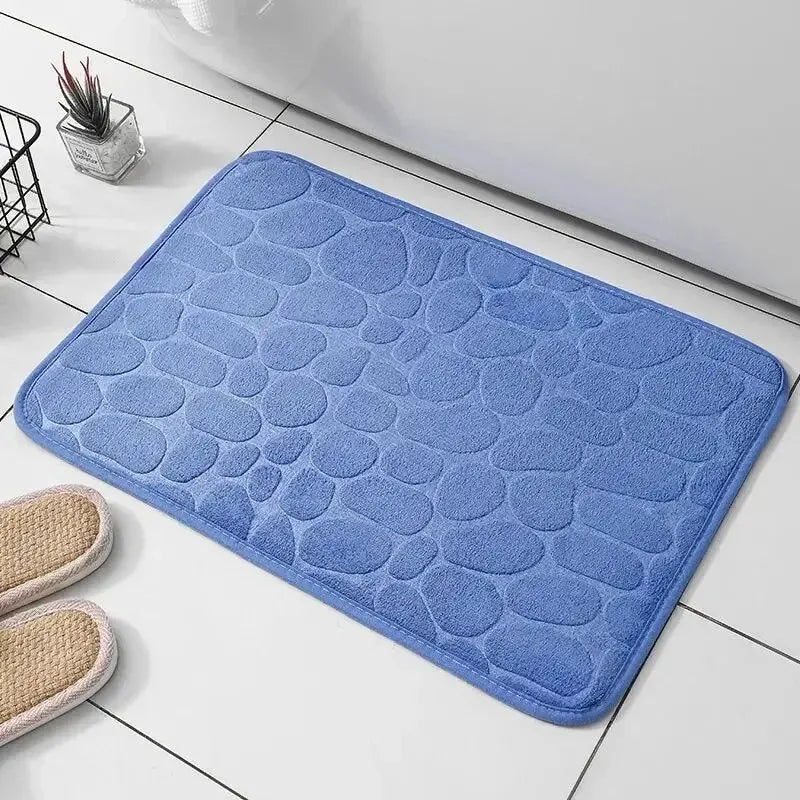 Tapis en Microfibre Gaufrée – Antidérapant pour Salle de Bain et Salon