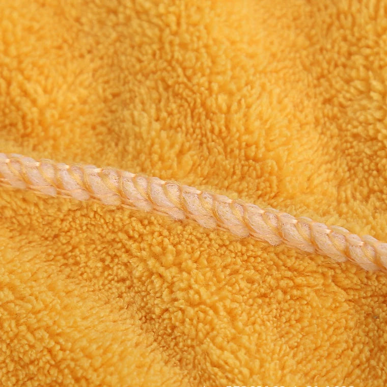 Bonnet de Séchage de Cheveux en Molleton de Corail – Absorbant et Rapide