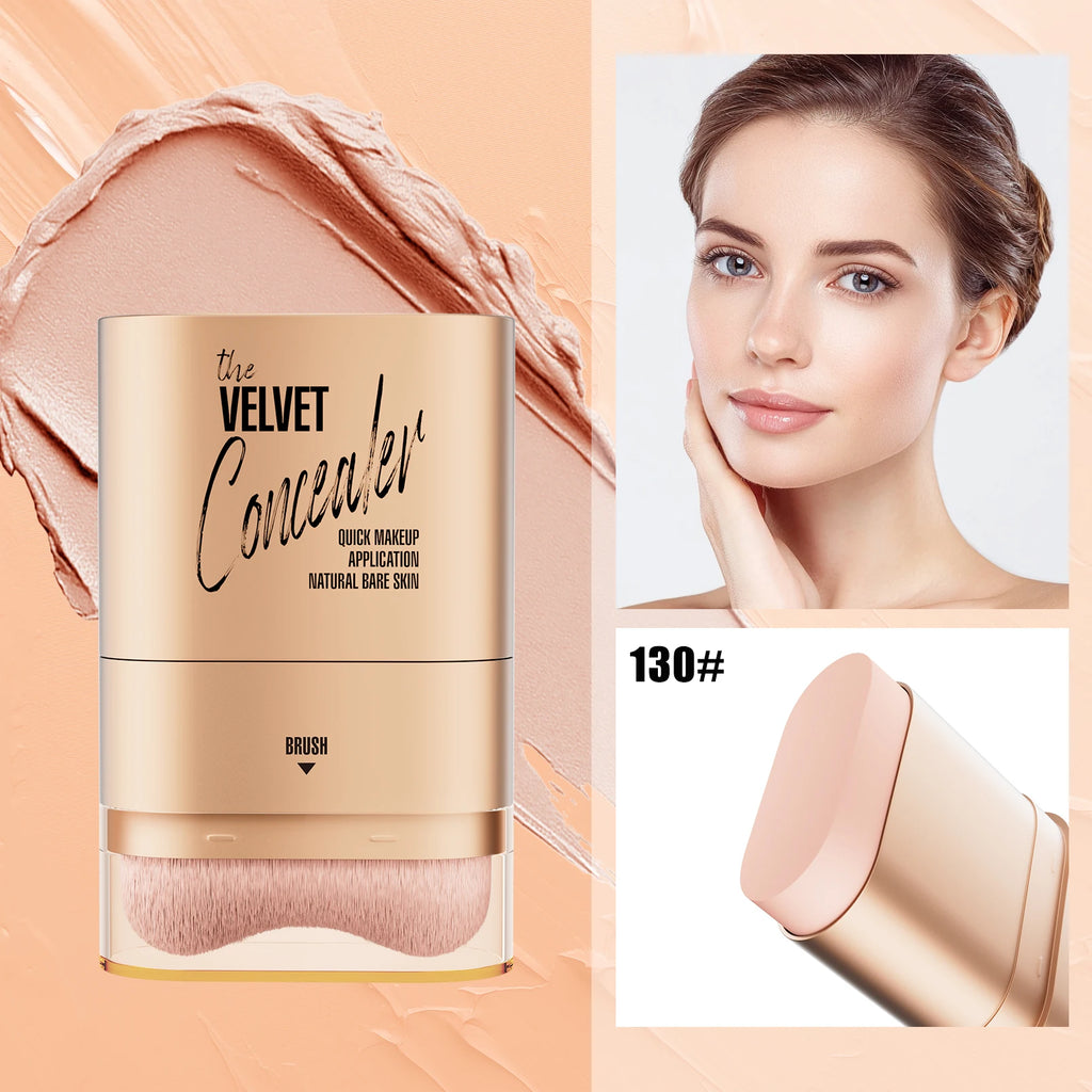 Bâton Correcteur & Fond de Teint 2 en 1 – Couvre-Cernes, Imperméable & Maquillage Impeccable