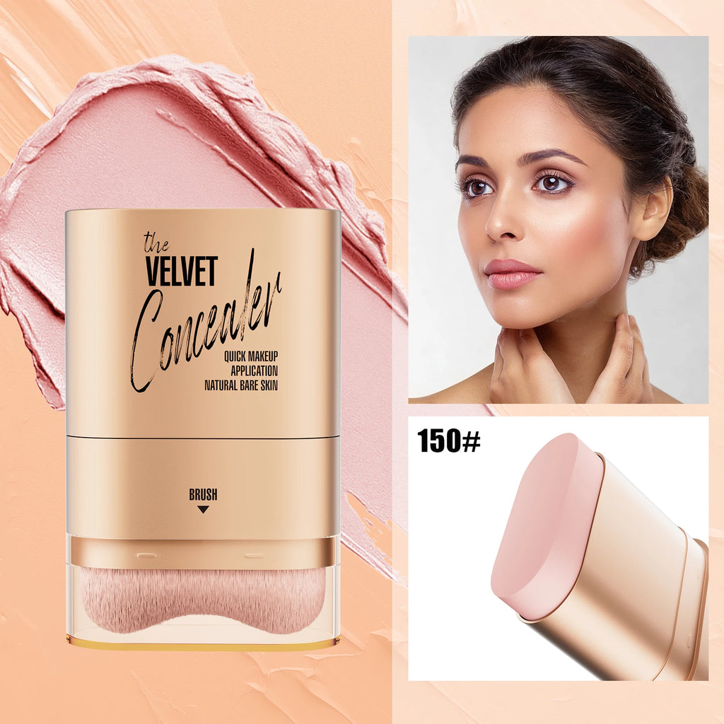 Bâton Correcteur & Fond de Teint 2 en 1 – Couvre-Cernes, Imperméable & Maquillage Impeccable