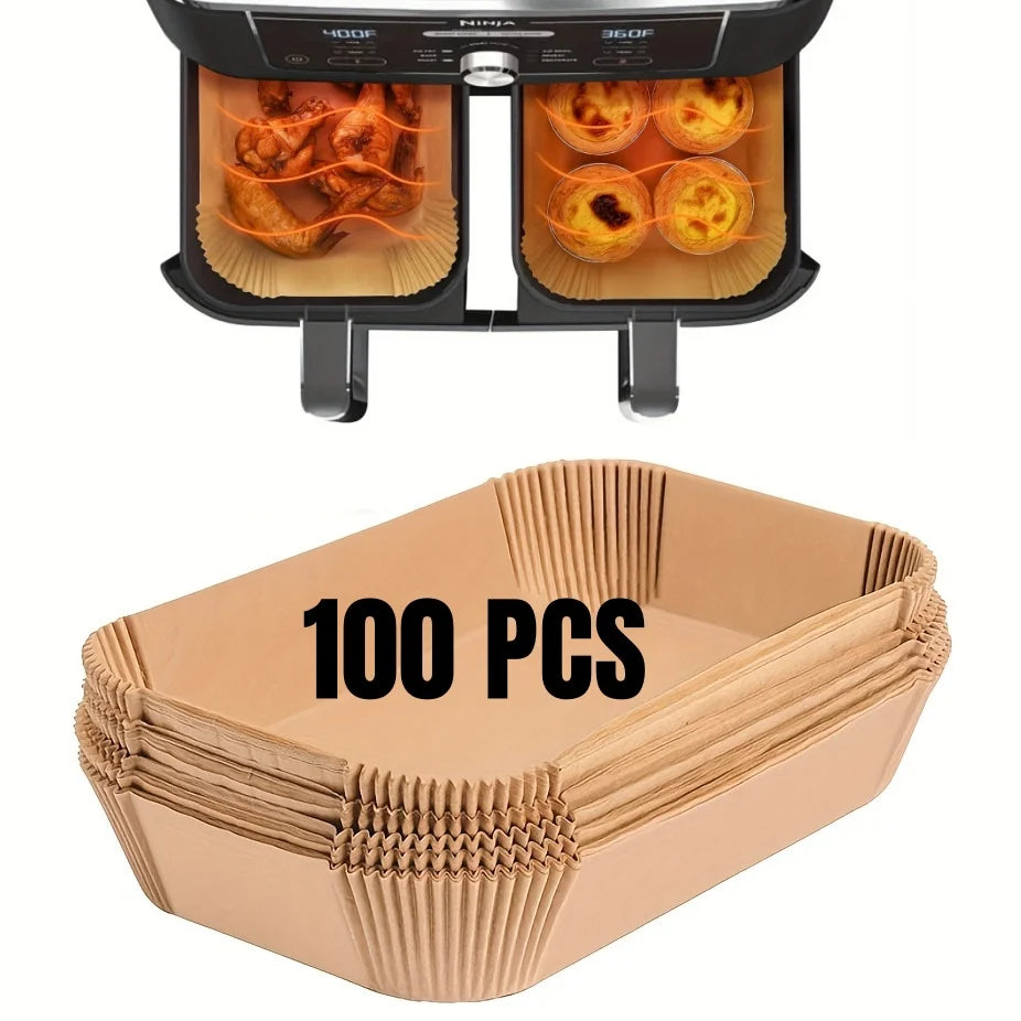 Papier de Cuisson pour Friteuse à Air – Jetable, Antiadhésif et Résistant à l’Huile