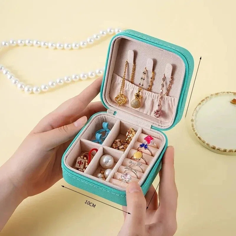 Mini Boîte de Rangement de Bijoux Portable – Voyage & Quotidien