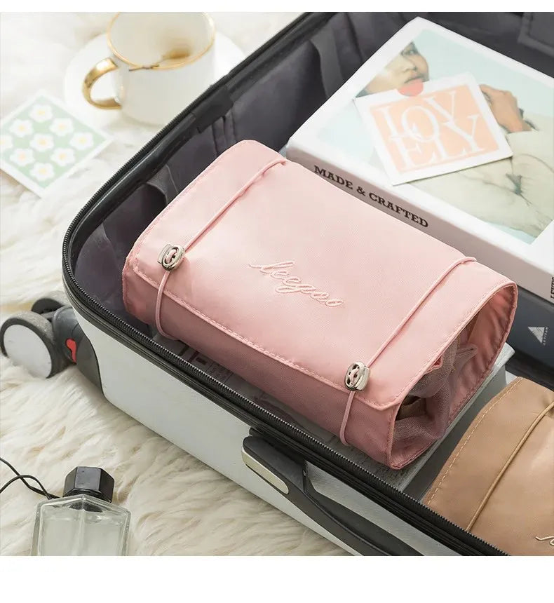 Trousse de Beauté Détachable 4 en 1 – Grande Capacité, Pliable et Portable pour Voyage et Déplacement