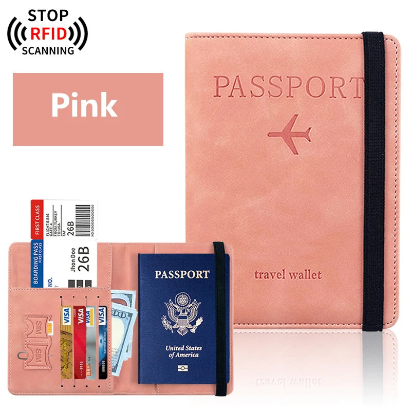 Étui de Voyage Multifonction Doté de la Technologie RFID pour Sécuriser vos Documents