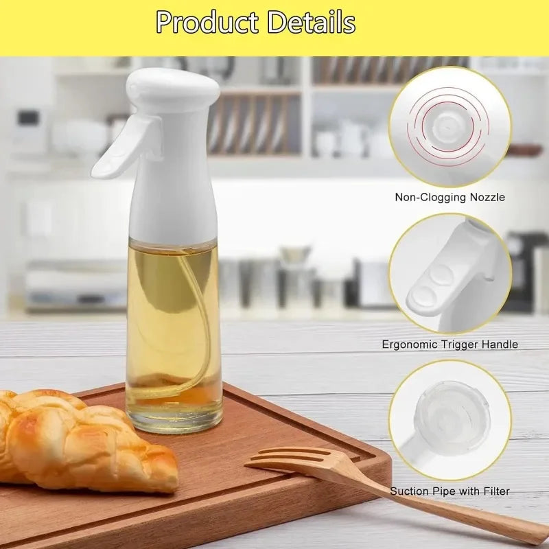 Spray d’Huile de Cuisson Réutilisable – Pulvérisateur Alimentaire 200 / 300 / 500 ml