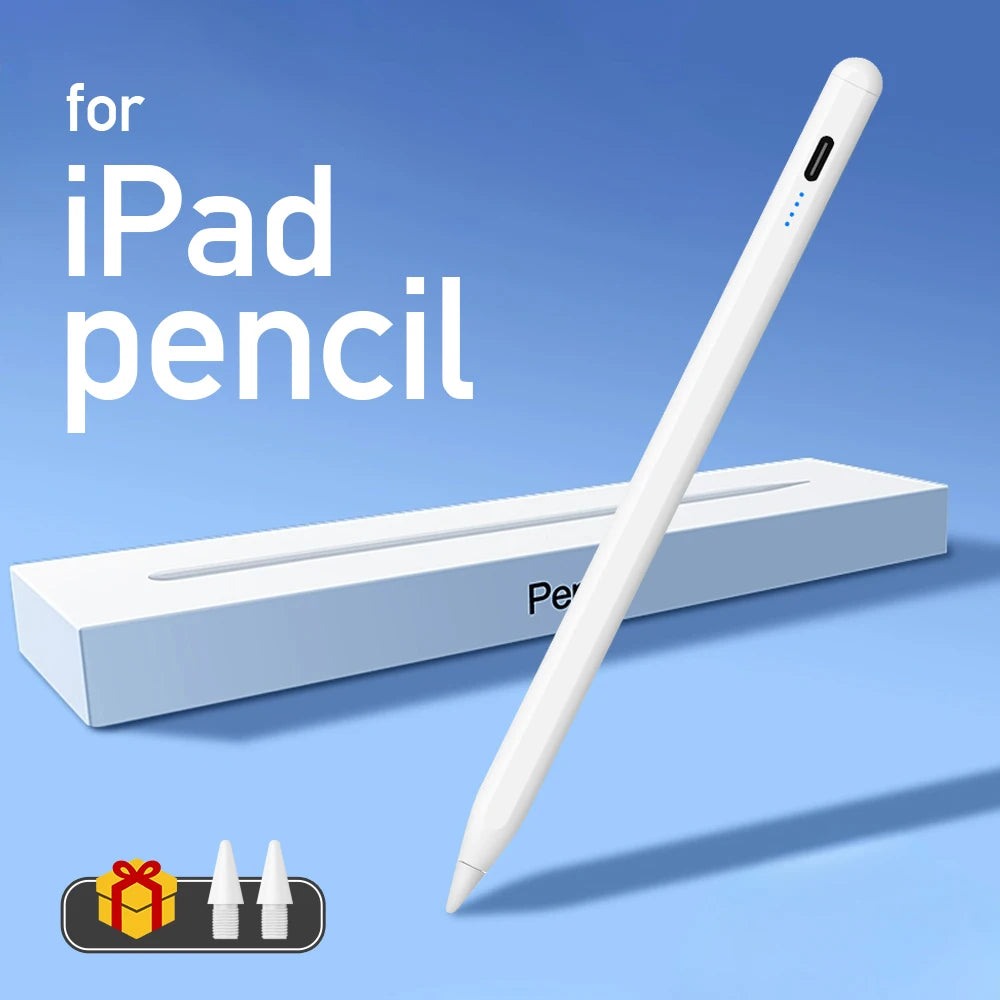 Stylet actile pour IPad – Apple Pencil Compatible avec Indicateurs LED