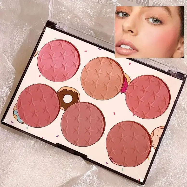 Palette de Blush – Effet Mat Naturel & Longue Tenue