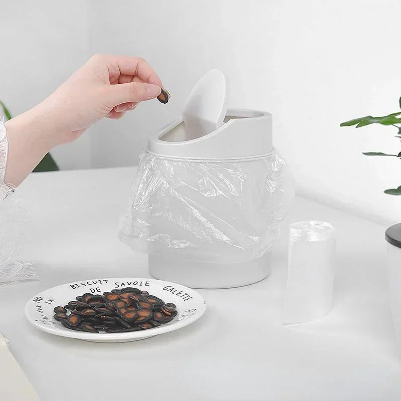 Mini Poubelle de Bureau avec Couvercle – Compacte et Pratique