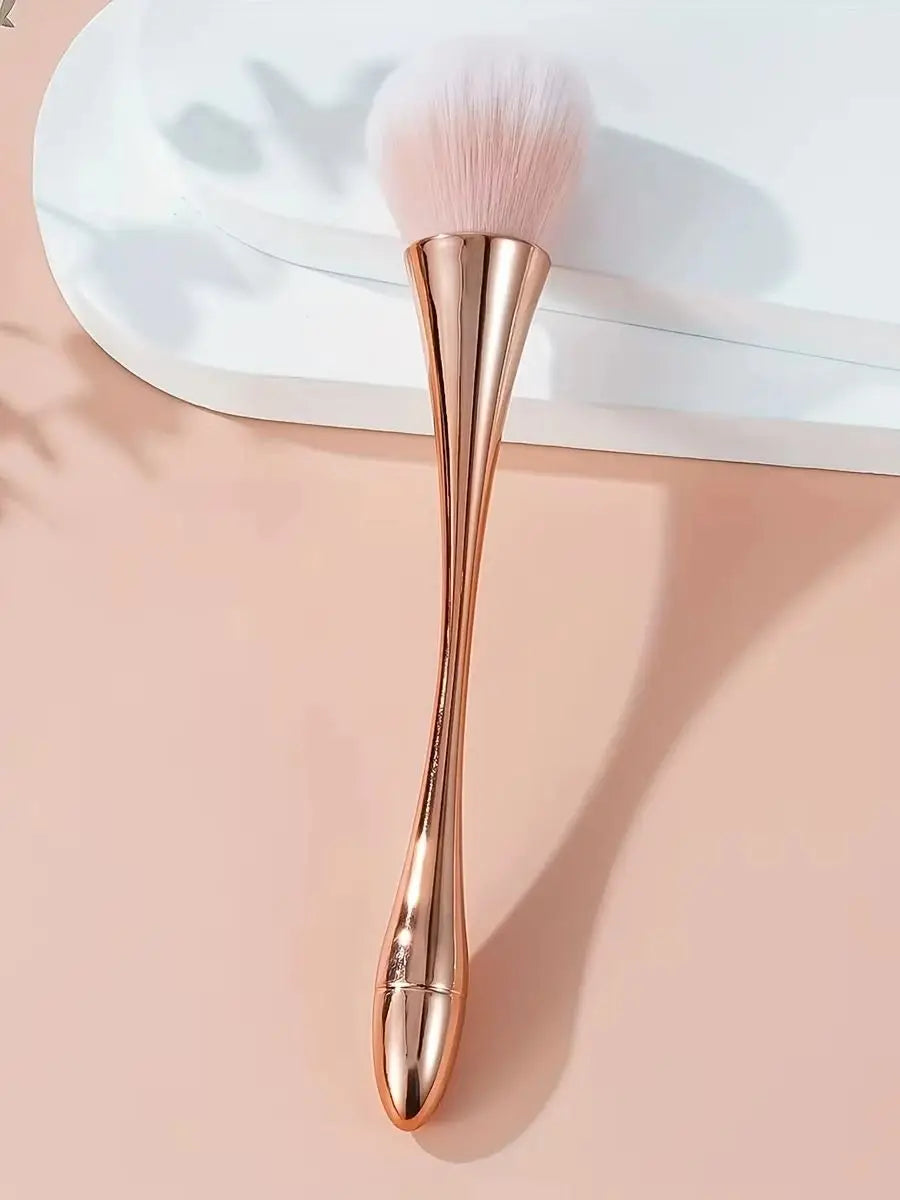 Pinceau Maquillage Éventail Rose Gold