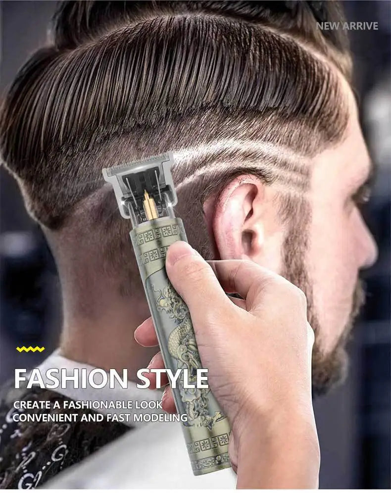 Tondeuse Cheveux Rétro T9 – Rasoir Electrique Professionnel pour Homme