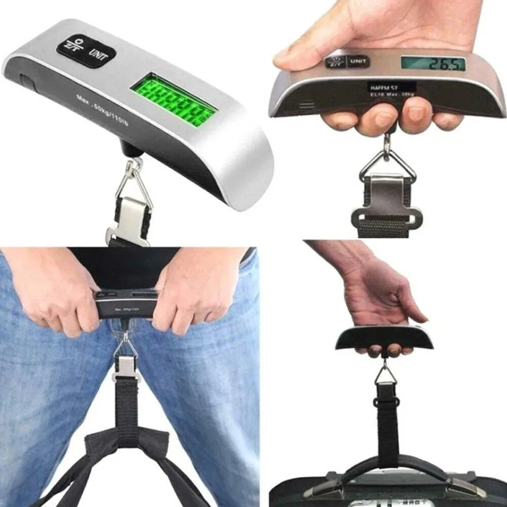 Balance à Bagages Numérique Suspendue – 50 kg / 110 lb