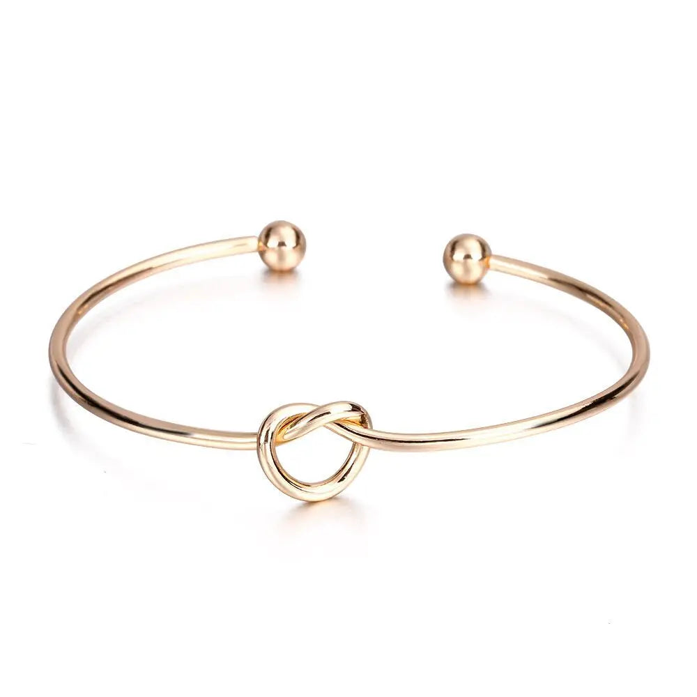 Bracelets Manchette Vintage en Acier Inoxydable