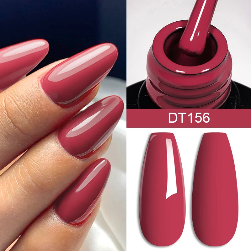 Vernis à Ongles 7ml, Longue Durée, Style Français DIY, Gel UV/LED