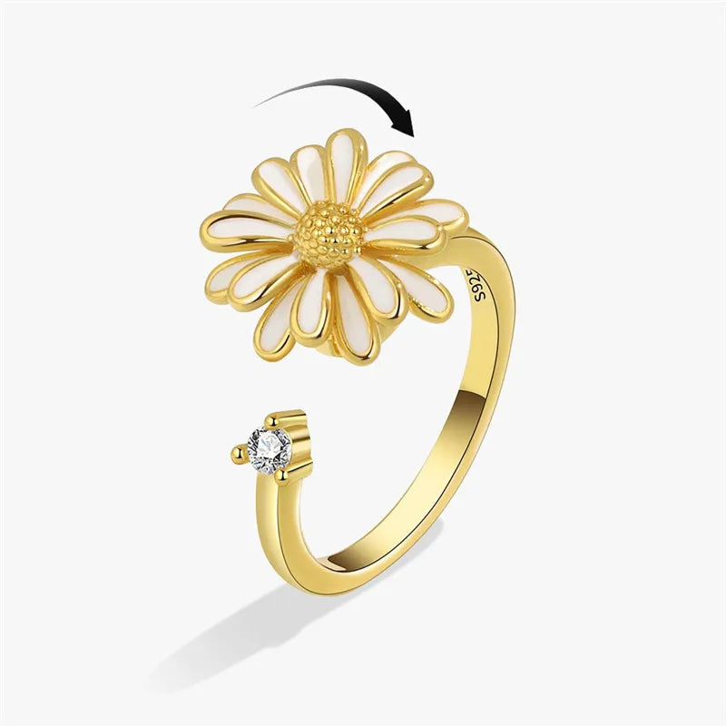 Bague Rotative Anti-Stress pour Femme, Multichoix, Bijoux Élégant